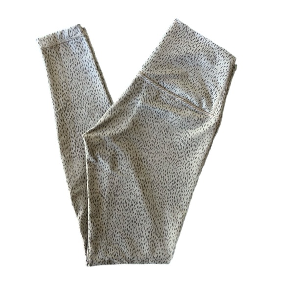 Lululemon Wunder Under Pant *Full-On Luon (Roll Down) Dottie Dash Slate Black - Picture 4 of 11